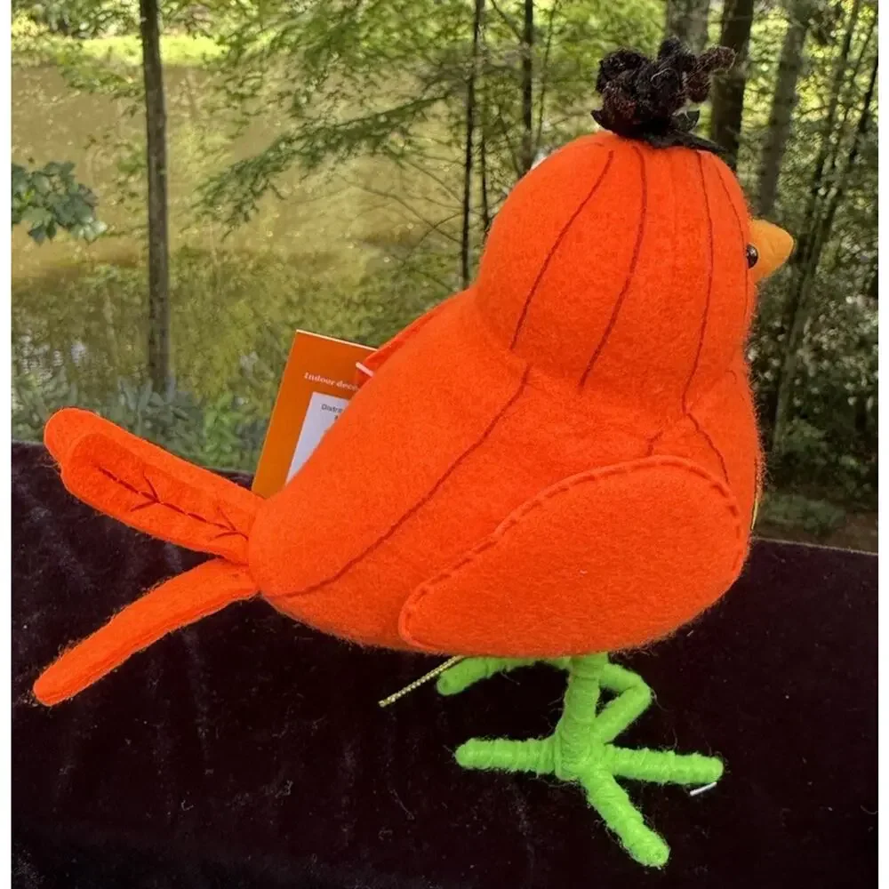 Target Halloween Featherly Friends Bird Hyde & Eek Flicker Pumpkin Bird New!